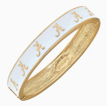 Load image into Gallery viewer, Alabama Enamel Hinge Bracelet