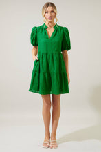 Load image into Gallery viewer, Jacey Babydoll Eyelet Mini Dress