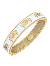 Load image into Gallery viewer, TCU Enamel Hinged Bracelet