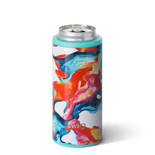 Load image into Gallery viewer, Color Swirl Skinny Can Cooler
