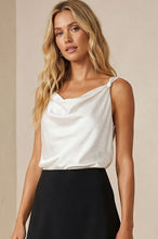 Load image into Gallery viewer, Satin Cowl Neck Top