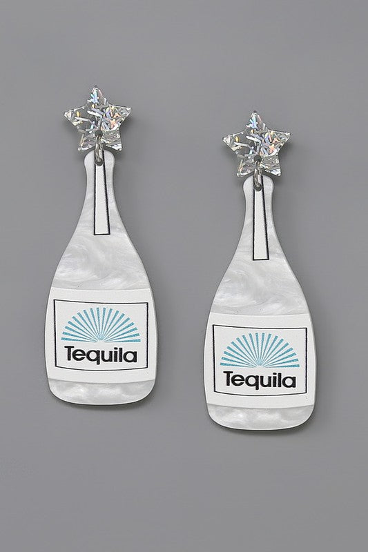 Acrylic Tequila Earrings