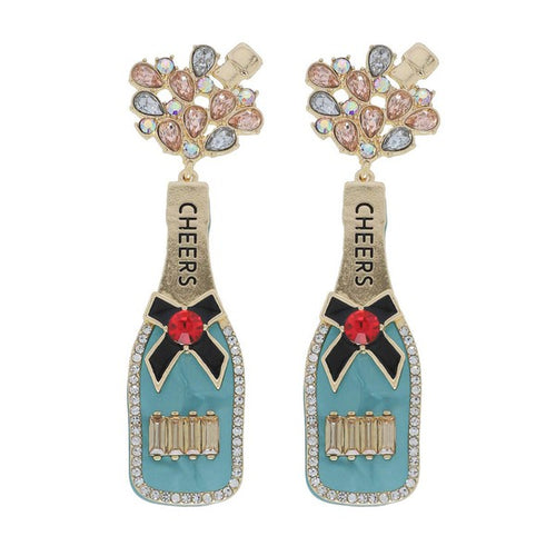 Cheers Champagne Earrings