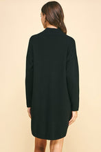 Load image into Gallery viewer, Black Sweater Dress