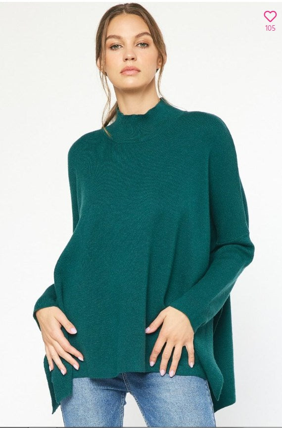Hunter Green Knit Sweater