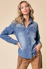 Load image into Gallery viewer, LIGHT DENIM SHIRT