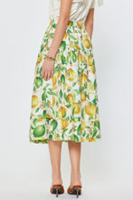 Load image into Gallery viewer, Lemon Tiered Midi Skirt