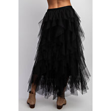 Load image into Gallery viewer, CASCADING TULLE MESH LAYERED MAX SKIRT