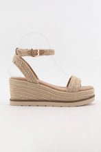 Load image into Gallery viewer, SWING JUTE STRAP ESPADRILLES WEDGE PLATFORM HEEL SANDAL