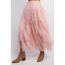 Load image into Gallery viewer, CASCADING TULLE MESH LAYERED MAX SKIRT