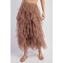 Load image into Gallery viewer, CASCADING TULLE MESH LAYERED MAX SKIRT