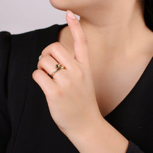 Load image into Gallery viewer, Simple Minimalist Gold Filled Wrapped Adjustable Ring - R-233