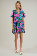 Load image into Gallery viewer, Raylee Floral Rock A By Trapeze Mini Dress
