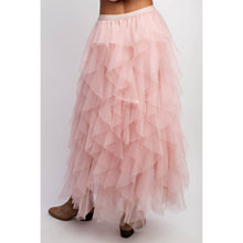 Load image into Gallery viewer, CASCADING TULLE MESH LAYERED MAX SKIRT