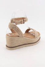 Load image into Gallery viewer, SWING JUTE STRAP ESPADRILLES WEDGE PLATFORM HEEL SANDAL