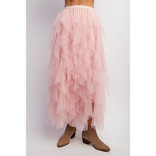 Load image into Gallery viewer, CASCADING TULLE MESH LAYERED MAX SKIRT