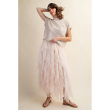 Load image into Gallery viewer, CASCADING TULLE MESH LAYERED MAX SKIRT