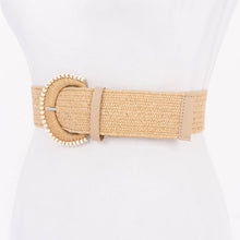 Load image into Gallery viewer, Straw Stretch Belt