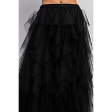 Load image into Gallery viewer, CASCADING TULLE MESH LAYERED MAX SKIRT