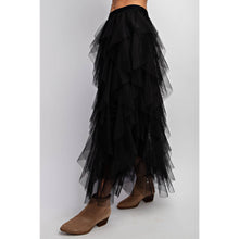 Load image into Gallery viewer, CASCADING TULLE MESH LAYERED MAX SKIRT