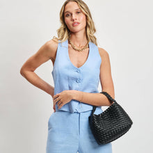Load image into Gallery viewer, Kaia Woven Black Crossbody