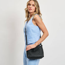 Load image into Gallery viewer, Kaia Woven Black Crossbody