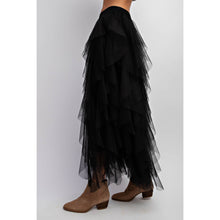 Load image into Gallery viewer, CASCADING TULLE MESH LAYERED MAX SKIRT