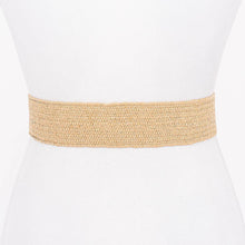 Load image into Gallery viewer, Straw Stretch Belt