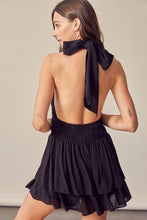 Load image into Gallery viewer, Black Halter Dress
