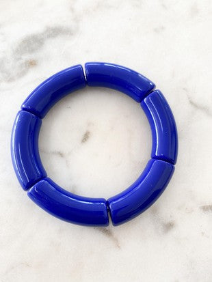 Royal Blue Acrylic Bracelet