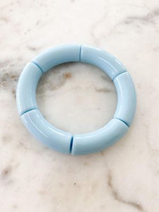 Light Blue Acrylic Bracelet