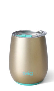 Shimmer Champagne Stemless Wine Cup (14oz)