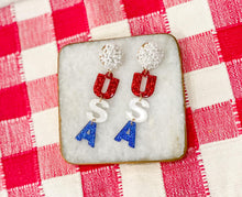 Load image into Gallery viewer, 4th of July Acrylic Earrings