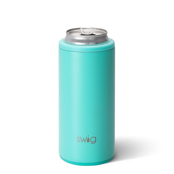 Turquoise Skinny Can Cooler